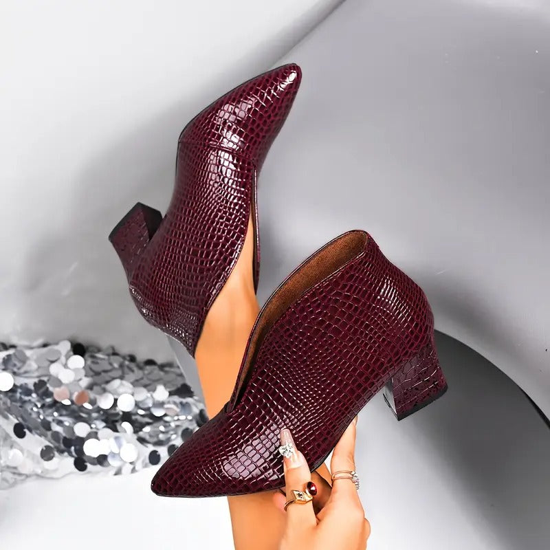 Klaudia - Seksowne buty skórzane