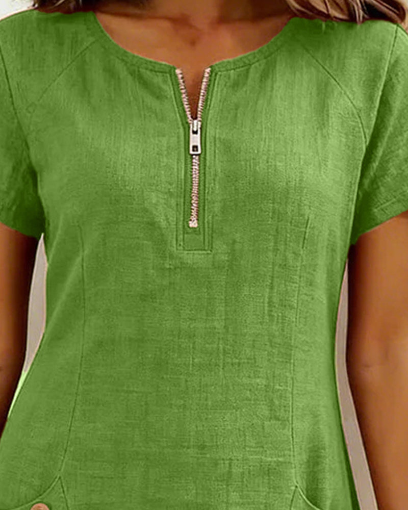 Olena | Sukienka bawełniano-lniana