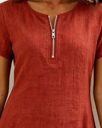 Olena | Sukienka bawełniano-lniana