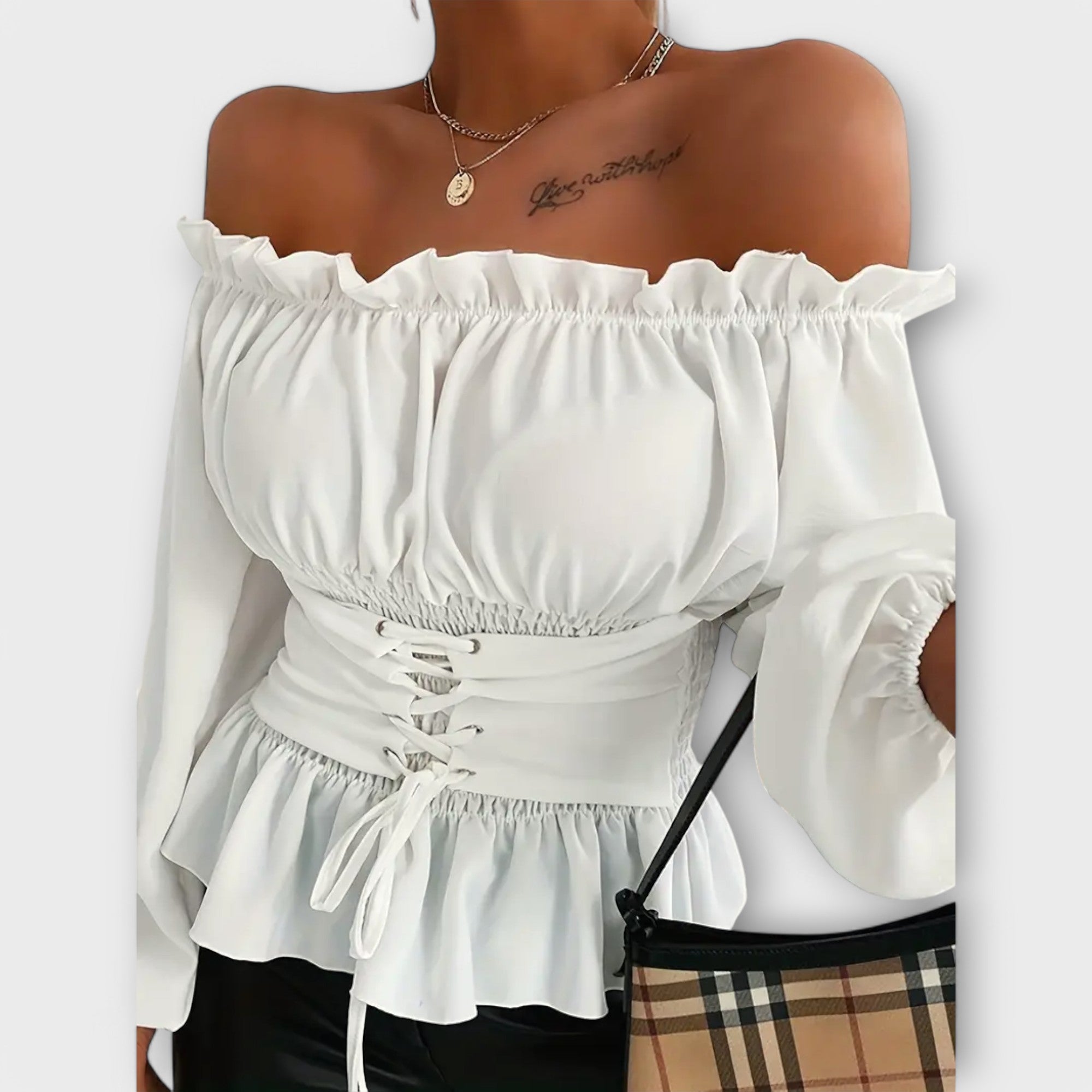 Amelita | Bluzka z falbankami