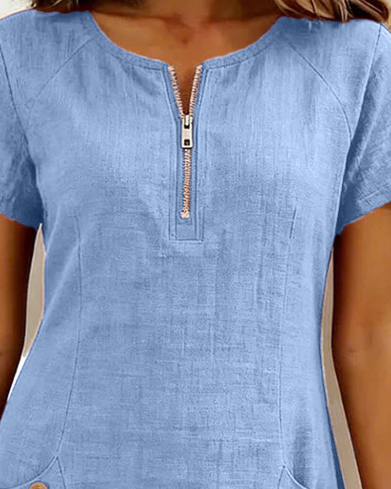 Olena | Sukienka bawełniano-lniana