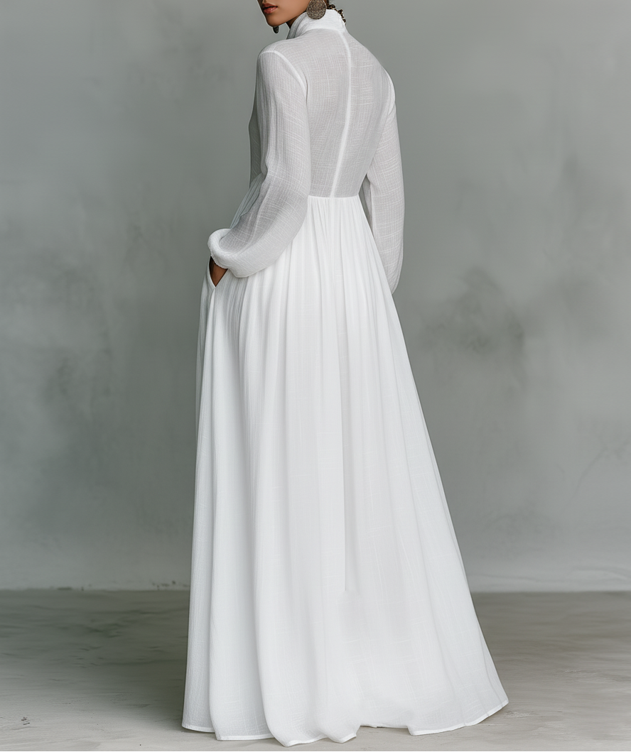Elisa - sukienka maxi patchwork