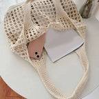 Tote torba z otwartym splotem w stylu boho