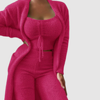 Kasia | Zestaw Piżamowy 3-częściowy