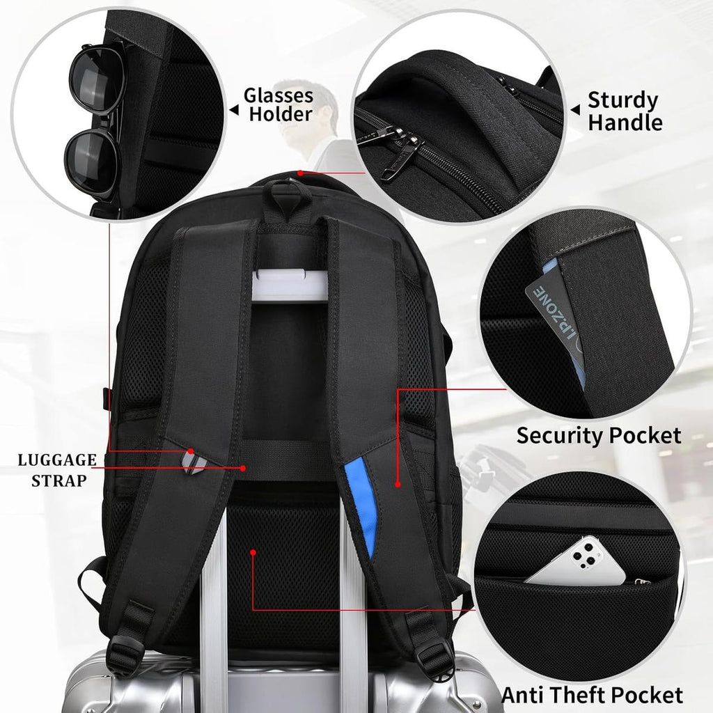 Damski elegancki plecak wodoodporny USB