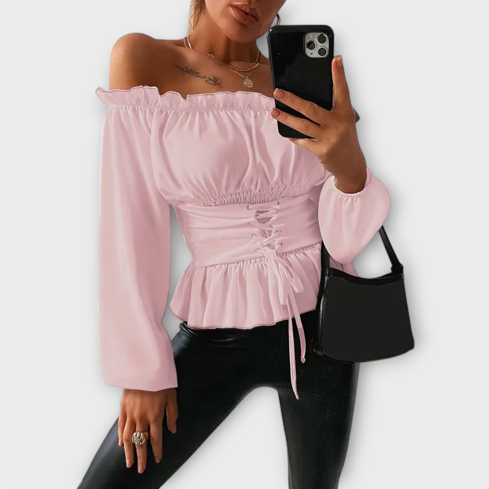 Amelita | Bluzka z falbankami