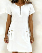 Olena | Sukienka bawełniano-lniana