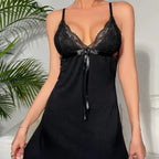 Koszula nocna z odsłoniętymi plecami