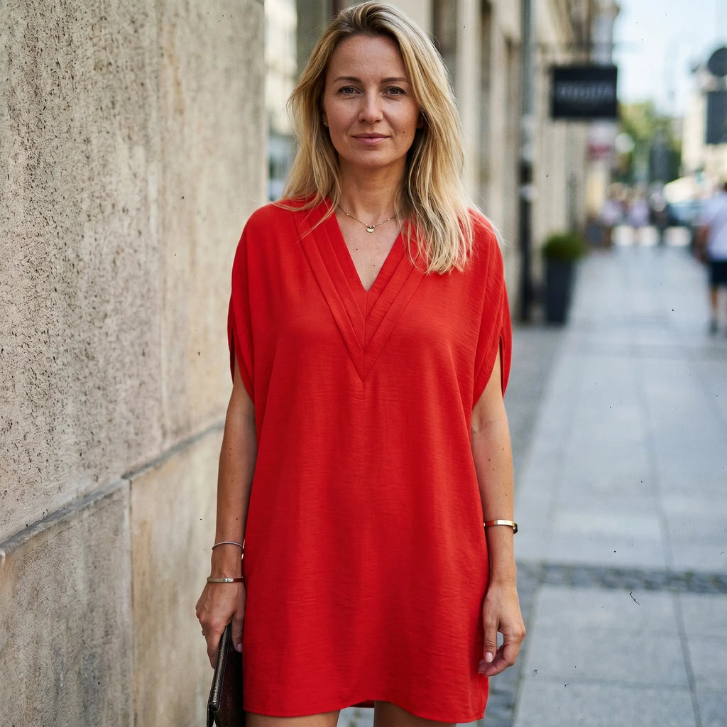Rebeka – sukienka z dekoltem V