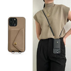 Stylowa smukła crossbody torebka