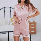 Satynowa piżama damska