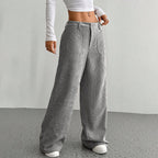 Kristin Damskie spodnie – Luźny krój i wysoki stan dla maksymalnego komfortu i stylu